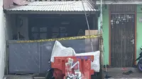 Rumah kontrakan suami bakar istri di Jakarta Timur. (Liputan6.com/Ady Anugrahadi)