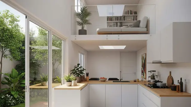 Rumah Mezzanine untuk Lahan Sempit 5x10 Meter