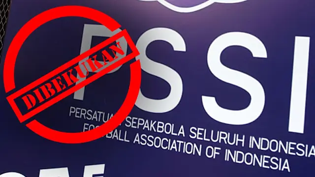 Ilustrasi PSSI dibekukan