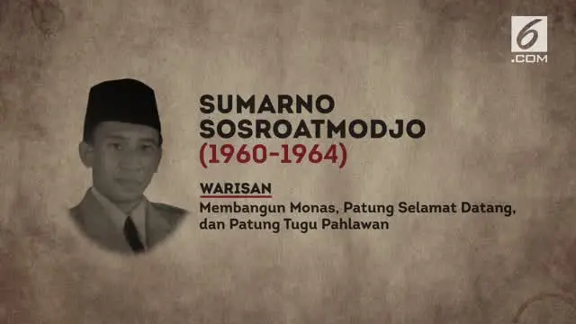 VIDEO: Warisan Gubernur Jakarta dari Masa ke Masa