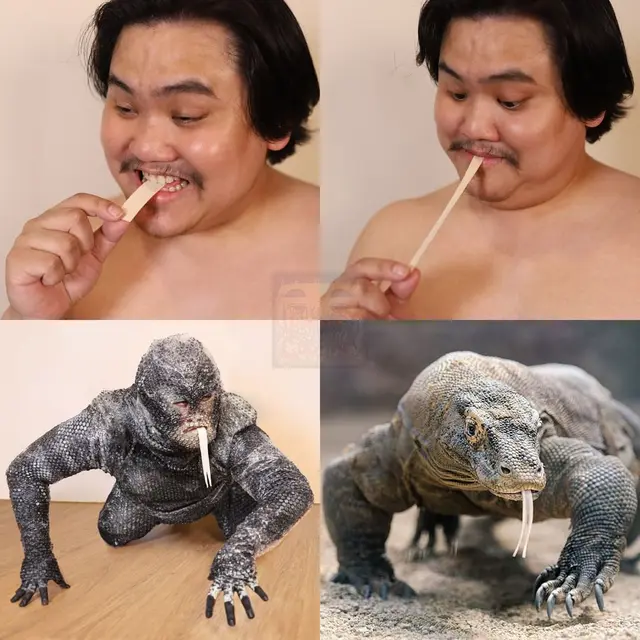 8 Gaya Cosplay Low Budget Tirukan Hewan Ini Bikin Geleng Kepala