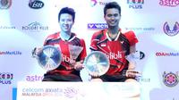 Ganda campuran Indonesia, Tontowi Ahmad/Liliyana Natsir, menjadi andalan dalam merebut gelar pada Malaysia Terbuka Super Series Premier 2017, 4-9 April. (PBSI)
