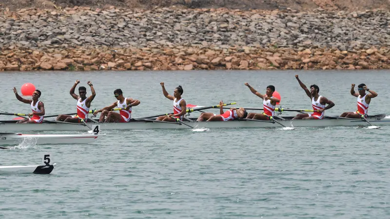 Dayung Putra Indonesia, Asian Games 2018, Medali Emas