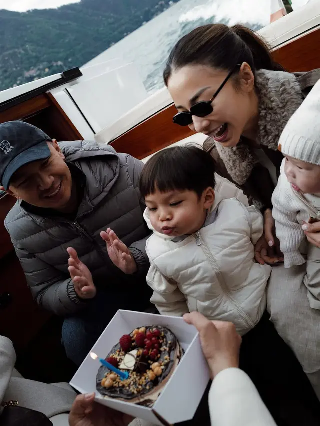 6 Potret Ultah ke-3 Issa Xander Anak Nikita Willy di Italia, Mewah di Danau Como