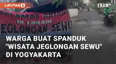 Beredar video viral terkait aksi warga yang membuat spanduk Wisata Jeglongan Sewu. Spanduk ini hadir sebagai respon terhadap kondisi jalanan yang memprihatinkan
