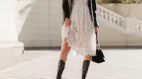 10 Inspirasi Outfit Lace Skirt, Tampil Stylish dengan Padu Padan Kekinian