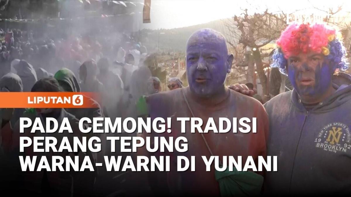 Tradisi Unik Perang Tepung di Yunani Jelang Paskah
