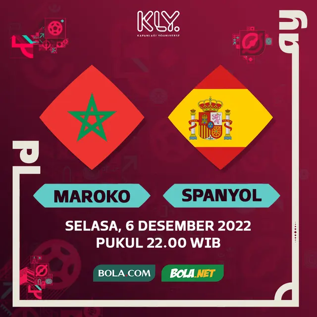 Piala Dunia 2022 - Prediksi Maroko Vs Spanyol