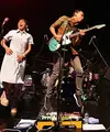 Barasuara adalah salah satu grup band yang tampil di peganugerahan XYZ Creator Awards 2018. (Bambang E. Ros/Bintang.com)