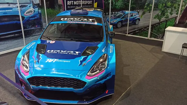 Mobil rally tim HRVRT asal Kalimantan Selatan (Fahmi/Liputan6)
