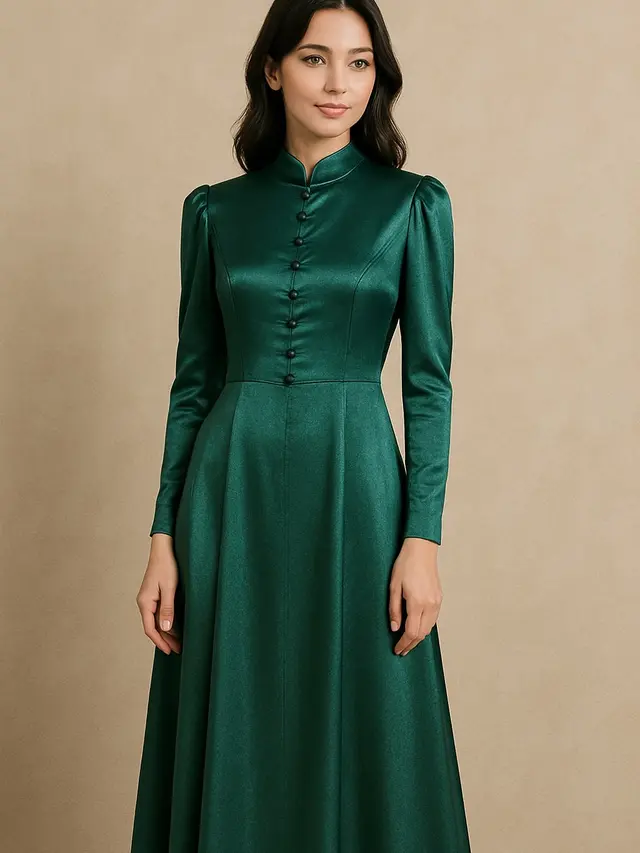 Model Baju Dress Panjang Elegan