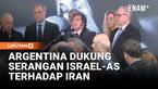 Presiden Argentina Javier Milei menghadiri upacara peringatan 34 tahun serangan bom Kedutaan Israel di Buenos Aires. Dalam pidatonya, Milei menegaskan dukungannya kepada Amerika Serikat dan Israel.