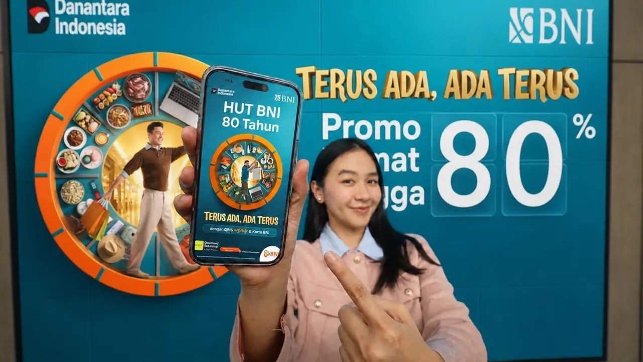 Rayakan HUT ke-80, BNI Beri Apresiasi Nasabah Lewat Program ‘Terus Ada, Ada Terus’