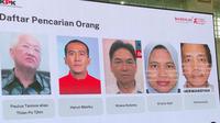 KPK Umumkan Lima Nama DPO. (Liputan6.com/istimewa)