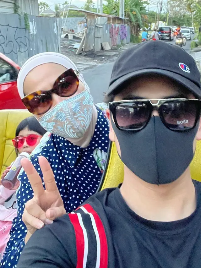 6 Potret Venna Melinda dan Athalla Naufal Liburan di Bali, Seru Banget