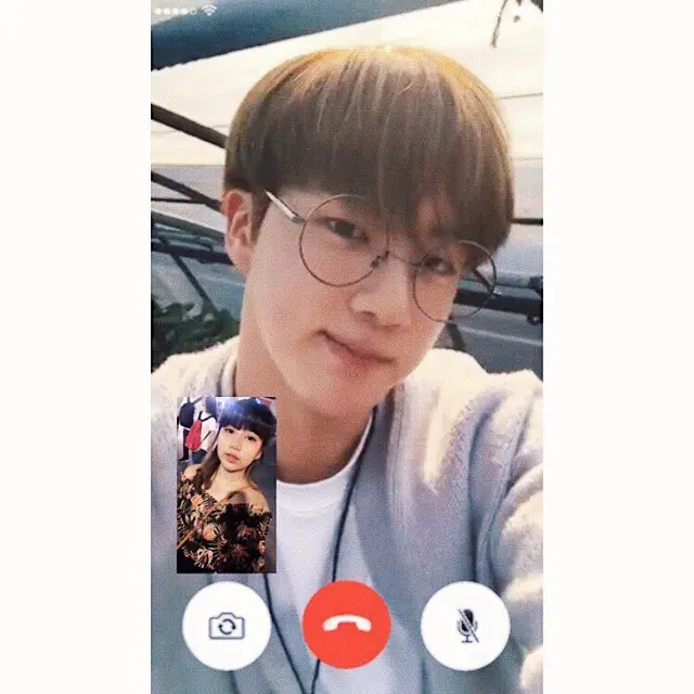 6 Editan Foto Ghea Indrawari Bareng Jin BTS, Tak Ragu Sebut 'Suami'