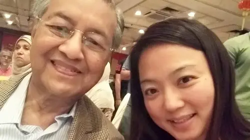 Hannah Yeoh and Mahathir (facebook.com/Hanna Yeoh)