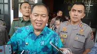Wali Kota Bandung Oded M. Danial meminta masyarakat untuk merayakan malam pergantian tahun baru dengan kegiatan positif. (Liputan6.com/Huyogo Simbolon)