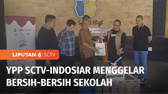 Peduli pendidikan, YPP SCTV-Indosiar bersama menggelar kegiatan bersih-bersih di area sekolah. Kali ini tim YPP SCTV-Indosiar mendatangi SMA Saverius 1 dan Seminari Menengah Santo Paulus di Palembang, Sumatera Selatan.