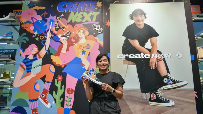 Kolaborasi Converse Indonesia berasama Diela Maharanie yang Mendukung Kebebasan Berekspresi Kaum Muda
