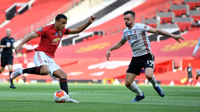 Anthony Martial Hattrick, MU Bantai Sheffield United