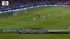Real Madrid pertahankan gelar Liga Champions Eropa setelah menghentikan perlawanan jawara Italia, Juventus.