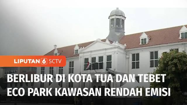 Beberapa tempat di Jakarta baru selesai direvitalisasi dan bisa jadi pilihan menghabiskan libur akhir pekan. Contohnya Tebet Eco Park dan kawasan Kota Tua, yang sekarang jadi kawasan rendah emisi. Seperti apa?