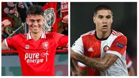 Akibat tidak mendapat restu kedua orang tua dari Mees Hilgers dan Kevin Diks atas kebijakan naturalisasi yang dianut Indonesia yang hanya memiliki kewarganegaraan tunggal, proses naturalisasi keduanya pun gagal. Kini, STY mengajukan satu nama, Tijjani Reijnders. (Kolase AFP dan twitter)