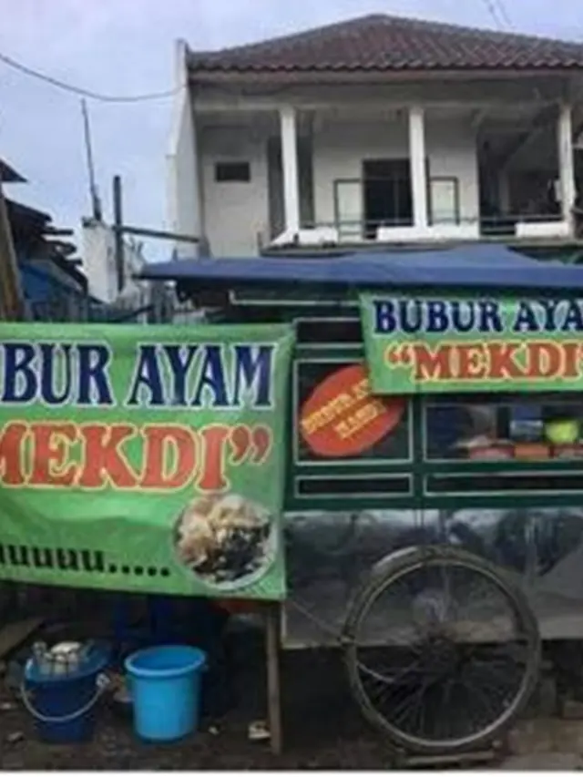 6 Cara Promosi Penjual Bubur Ayam Ini Unik Sekaligus Nyeleneh