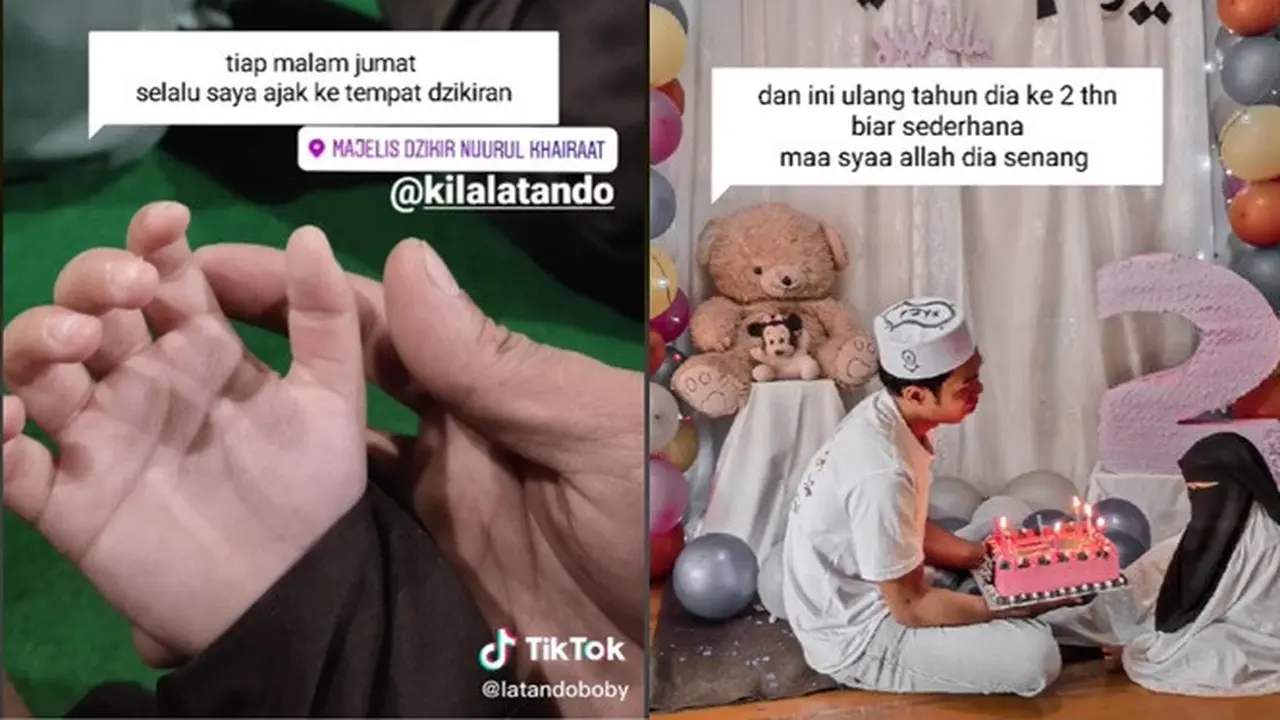 Balita Umur 2 Tahun Ini Mulai Pakai Cadar Usai Rutin Diajak Zikir oleh Ayahnya
