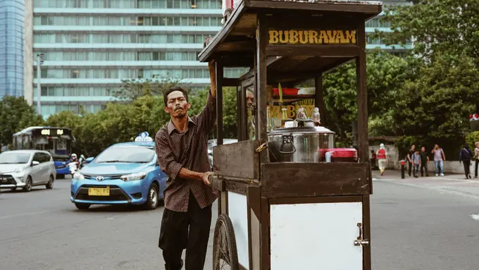 Penjual bubur ayam