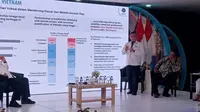 Menteri Tenaga Kerja RI, Prof  Yassierli saat dialog bersama Mitra Industri di Gedung BLK Batam, Selasa sore(17/12/2024)