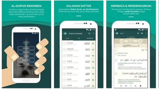 Aplikasi Al Quran Indonesia. Dok: play.google.com