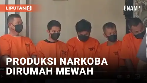 VIDEO: Rumah Mewah Dijadikan Tempat Produksi Narkoba