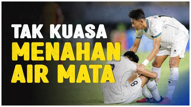 VIDEO: Momen Kesedihan Pemain Timnas Indonesia U-17 Setelah Kalah dari Maroko di Piala Dunia U-17
