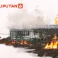 Ilustrasi kebakaran gedung Kejaksaan Agung (Liputan6.com / Abdillah)