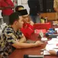 PDIP kota Malang menyerahkan DCS untuk Pileg 2019 di KPU Kota Malang pada Juli 2018 (Liputan6.com/Zainul Arifin)