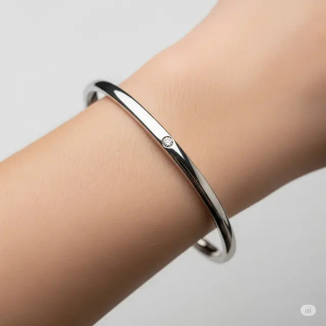 10 Model Gelang Oval Emas Putih: Pilihan Elegan untuk Gaya Modern