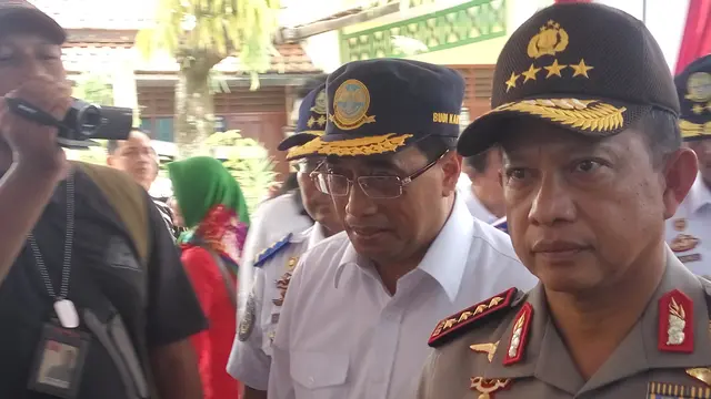 Menhub dan Kapolri di Yogyakarta
