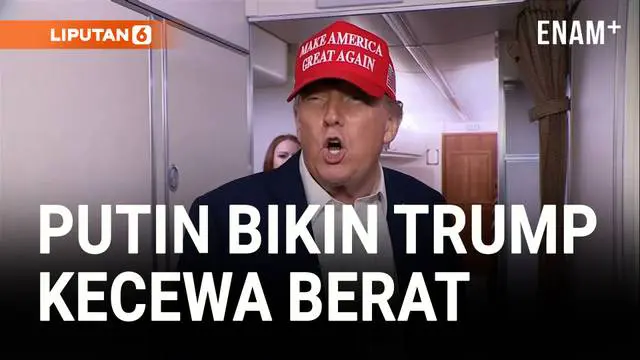 VIDEO: Trump Kecewa Berat Usai Teleponan dengan Putin, Soal Apa?