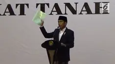 Dengan sertifikat yang dibagikan ini, Jokowi berharap angka konflik agraria di indonesia bisa diminimalisir