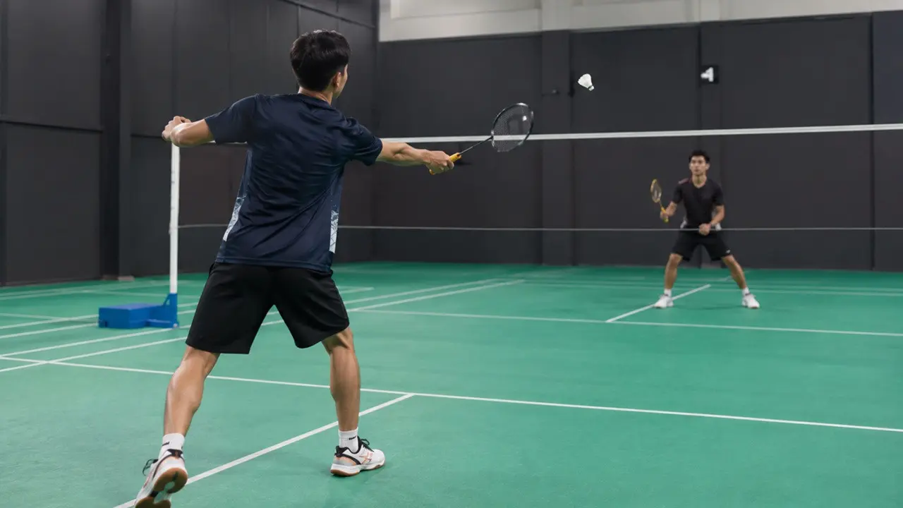 Bermain Badminton