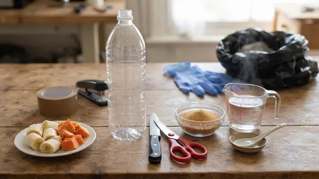 Cara Membuat Perangkap Lalat dari Botol Plastik dan Gula