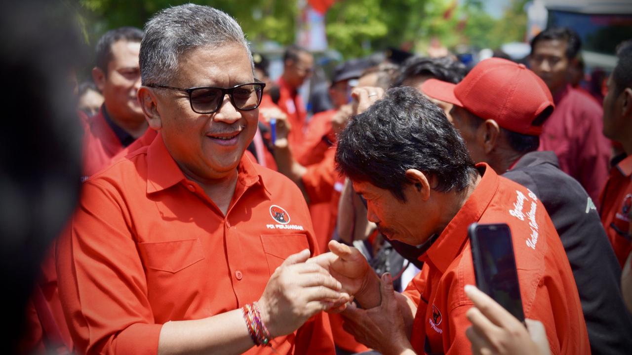 Hasto: HUT ke-51 PDIP Bersama Akar Rumput Bukan Elite, Diikuti 1,2 Juta ...