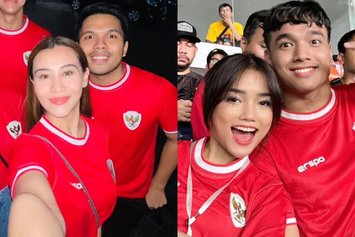 Beda Pilihan Tas Fuji Utami dan Aaliyah Massaid Nonton Timnas Indonesia di GBK, Tas Rp2jutaan VS Rp80jutaan