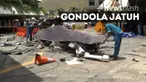 Polisi mendalami keterangan 3 rekan korban yang bersembunyi setelah gondola terjatuh