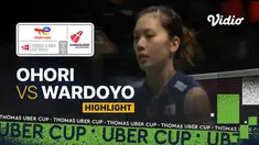 Berita Video, Highligts Pertandingan Piala Uber 2020 antara Indonesia Vs Jepang pada Selasa (12/10/2021)