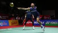 Ganda putra Indonesia, Fajar Alfian/Muhammad Rian Ardianto gagal lolos ke semifinal Indonesia Open 2023 setelah menelan kekalahan 13-21, 13-21 dari ganda India, Satwiksairaj Rankireddy/Chirag Shetty. (Bola.com/Bagaskara Lazuardi)