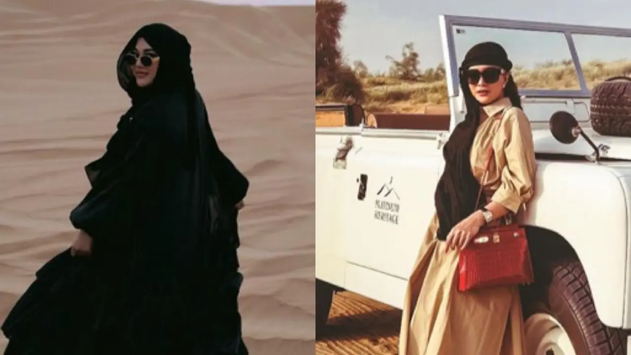 Aurel Hermansyah dengan Shandy Aulia Saat Liburan ke Dubai