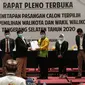 Benyamin Davnie dan Pilar Saga Ihsan ditetapkan sebagai Wali Kota dan Wakil Wali Kota Tangerang Selatan periode 2021-2024.